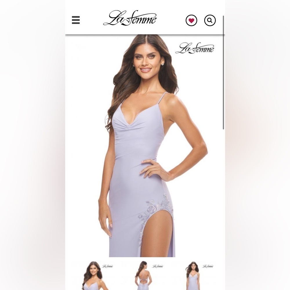 La Femme Prom Dress size 4, never worn